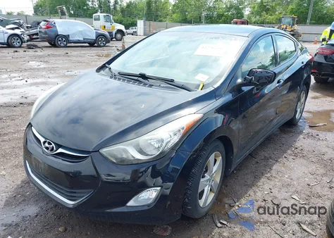2013 Hyundai Elantra Gls from USA, damaged, VIN 5NPDH4AE3DH358987